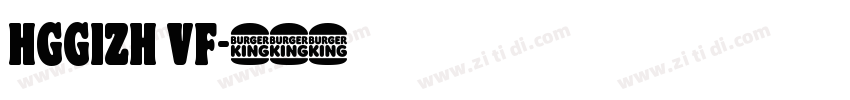 HGGIZH VF字体转换